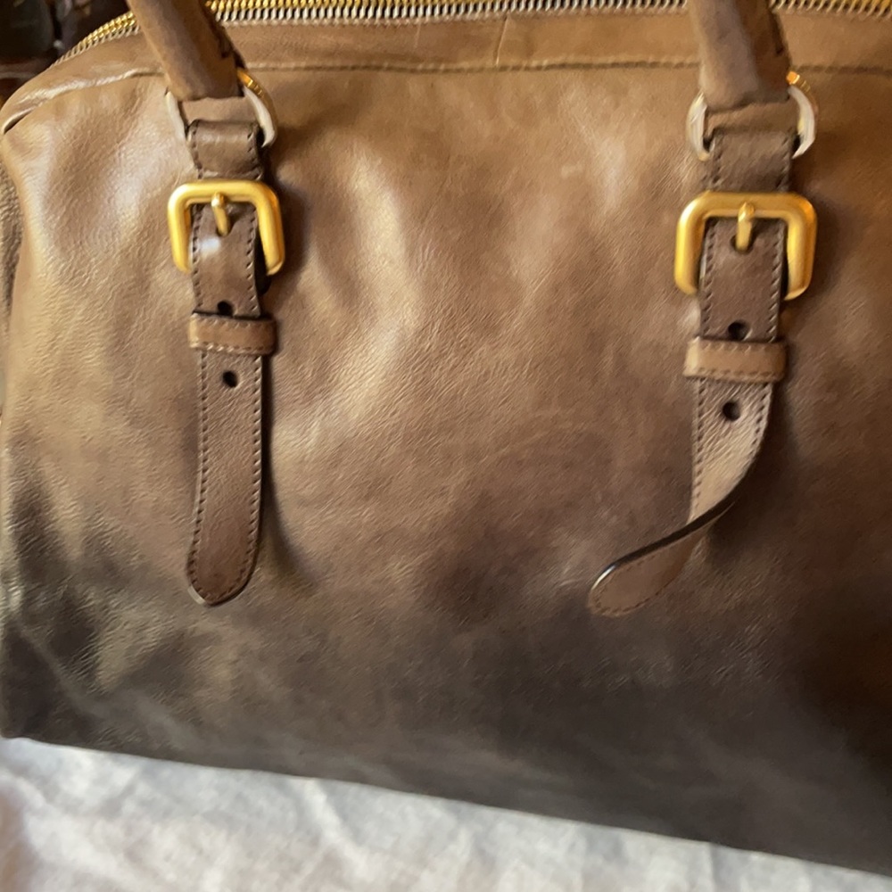 Authentic Prada Ombré Glacé Double Zipper - Picture 8 of 13